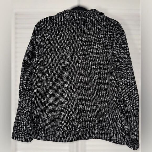 Lands End Women’s Zip‎ Polyester Knit Jacket Size L - Picture 2 of 8